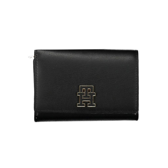 Black Polyethylene Women Wallet TO-26237 Black Polyethylene Women Wallet TO-26237