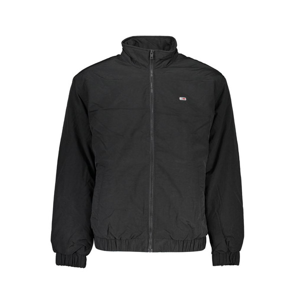 Tommy Hilfiger Black Polyester Men Jacket Tommy Hilfiger Black Polyester Men Jacket