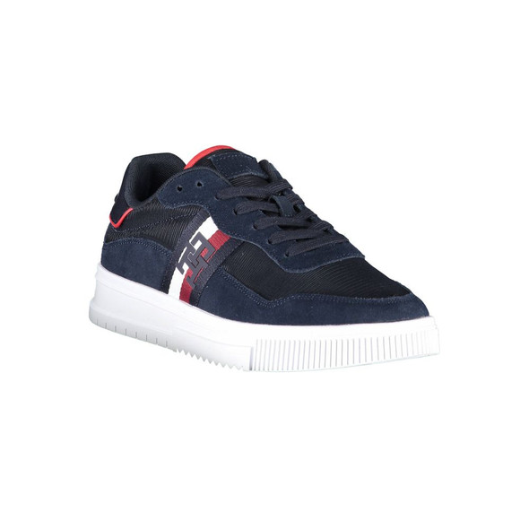 Blue Polyester Men Sneaker TO-26269 Blue Polyester Men Sneaker TO-26269