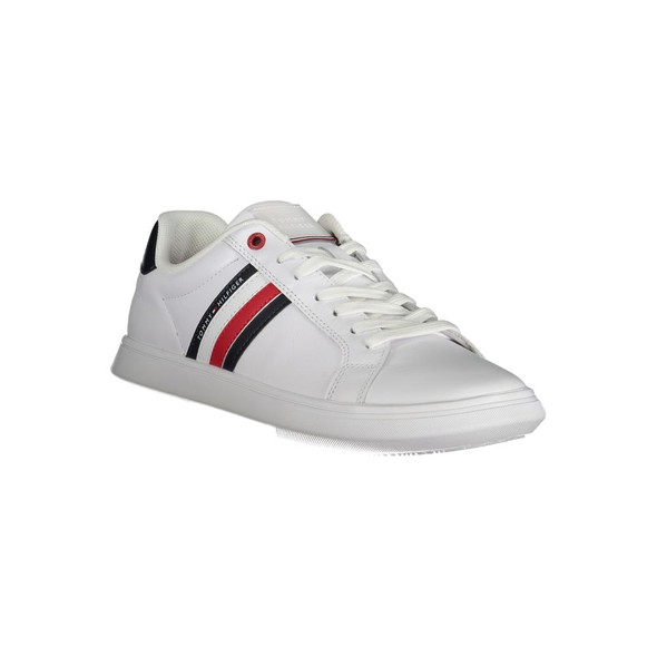Sleek Lace-Up Sneakers with Contrast Details Sleek Lace-Up Sneakers with Contrast Details