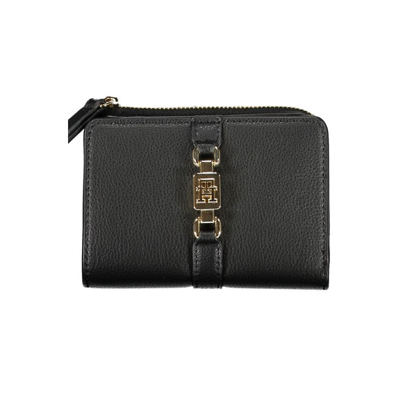 Sleek Black Zip Wallet with Coin Purse Sleek Black Zip Wallet with Coin Purse