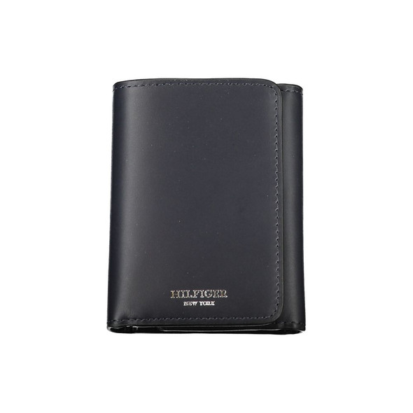 Tommy Hilfiger Elegant Blue Leather Wallet for Men Tommy Hilfiger Elegant Blue Leather Wallet for Men