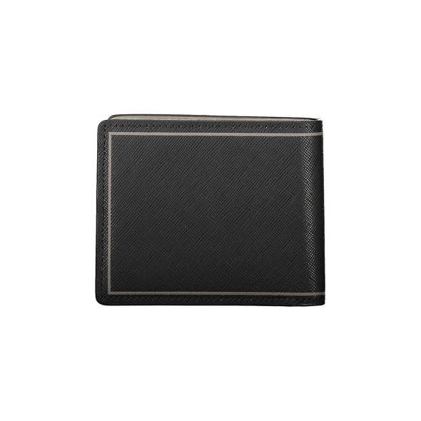 Black Leather Double Card Wallet Black Leather Double Card Wallet