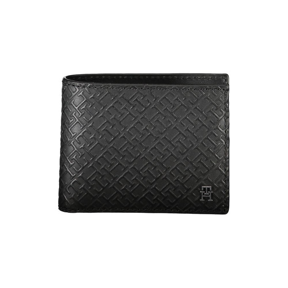 Elegant Leather Double Card Wallet with Contrast Details Elegant Leather Double Card Wallet with Contrast Details
