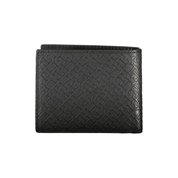 Elegant Leather Double Card Wallet with Contrast Details Elegant Leather Double Card Wallet with Contrast Details