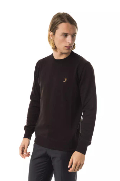 Brown Merino Wool Men Sweater UO-7815 Brown Merino Wool Men Sweater UO-7815