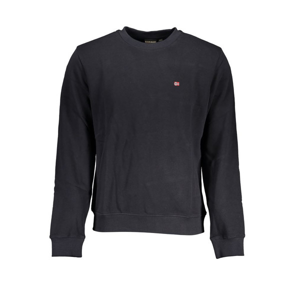 Elegant Black Long Sleeved Crew Neck Sweatshirt Elegant Black Long Sleeved Crew Neck Sweatshirt