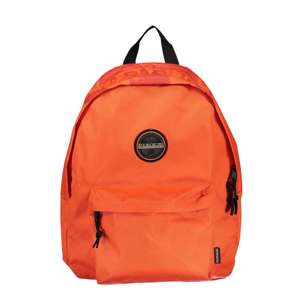 Chic Pink Cotton Backpack with Contrast Details Chic Pink Cotton Backpack with Contrast Details