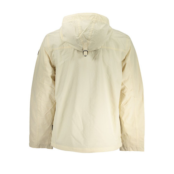 Chic Beige Hooded Sports Jacket Chic Beige Hooded Sports Jacket