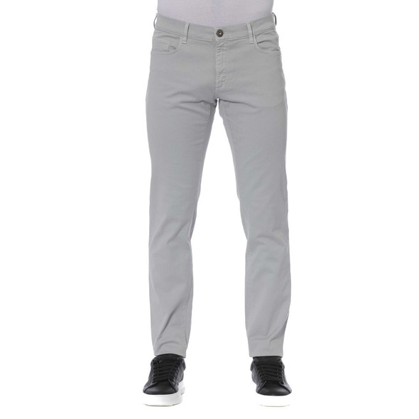Trussardi Jeans Gray Cotton Men Jeans Trussardi Jeans Gray Cotton Men Jeans