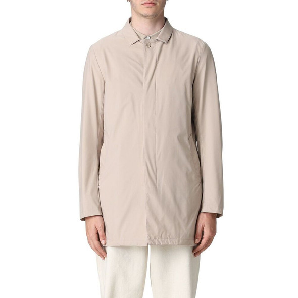 Beige Recycled Polyester Men Jacket Beige Recycled Polyester Men Jacket