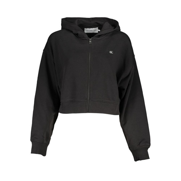 Chic Hooded Sweatshirt in Timeless Black Chic Hooded Sweatshirt in Timeless Black