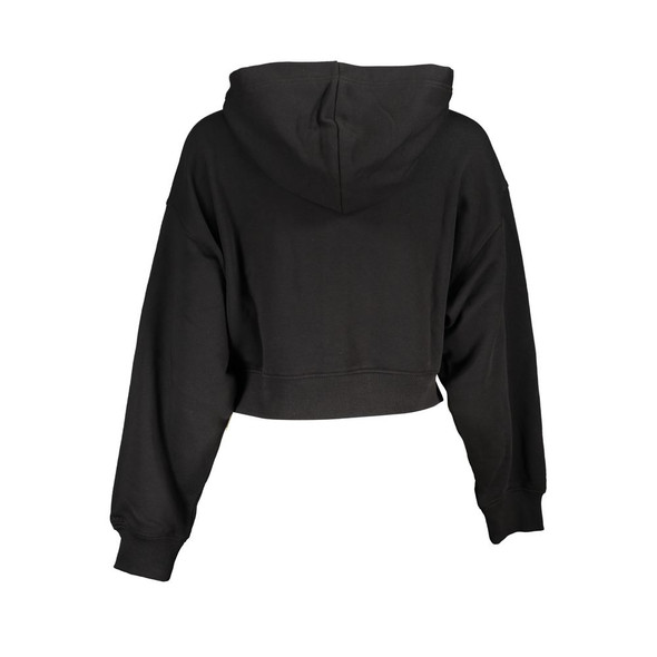 Chic Hooded Sweatshirt in Timeless Black Chic Hooded Sweatshirt in Timeless Black