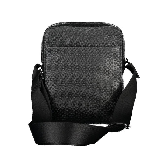 Elegant Black Shoulder Bag with Contrasting Accents Elegant Black Shoulder Bag with Contrasting Accents