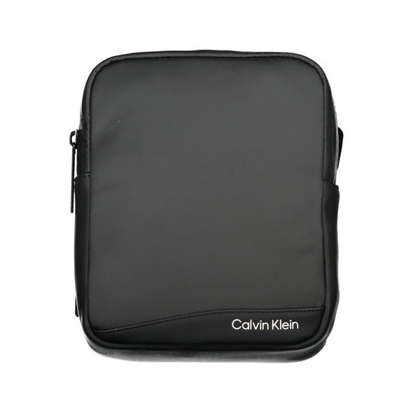 Calvin Klein Sleek Black Recycled Polyester Shoulder Bag Calvin Klein Sleek Black Recycled Polyester Shoulder Bag