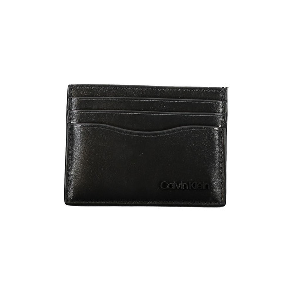 Sleek Black Leather Card Holder Sleek Black Leather Card Holder