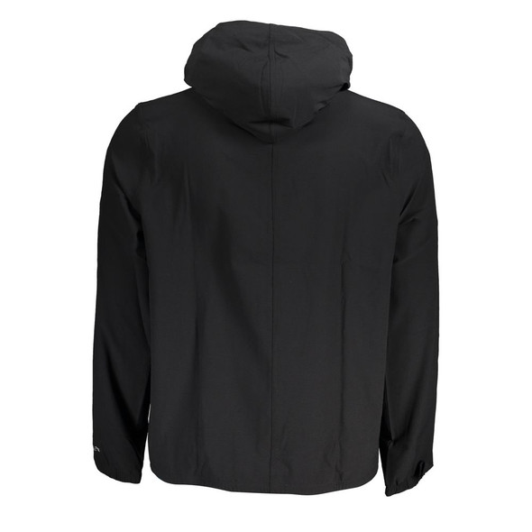 Sleek Hooded Sports Jacket in Breathable Fabric Sleek Hooded Sports Jacket in Breathable Fabric