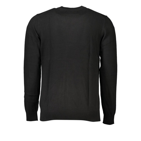 Sleek Long Sleeve Crew Neck Sweater with Logo Sleek Long Sleeve Crew Neck Sweater with Logo