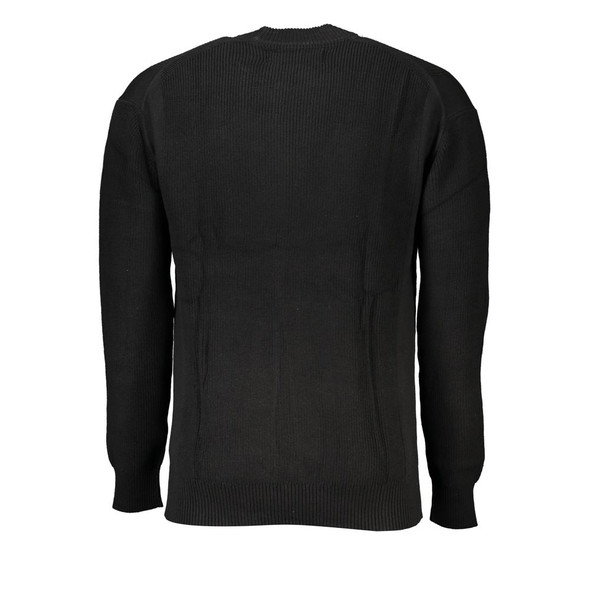 Sleek Cotton Crew Neck Sweater with Contrast Details Sleek Cotton Crew Neck Sweater with Contrast Details