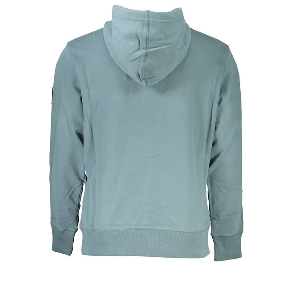 Chic Green Hooded Cotton Sweatshirt Chic Green Hooded Cotton Sweatshirt