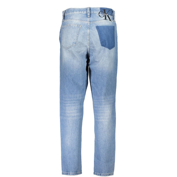 Light Blue Cotton Women Jeans CA-27404 Light Blue Cotton Women Jeans CA-27404