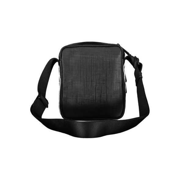 Elegant Black Shoulder Bag with Contrasting Details Elegant Black Shoulder Bag with Contrasting Details