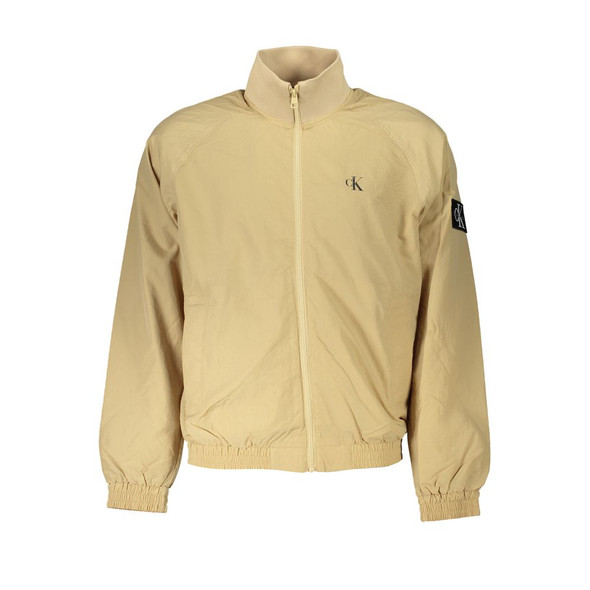 Beige Long Sleeved Sports Jacket Beige Long Sleeved Sports Jacket
