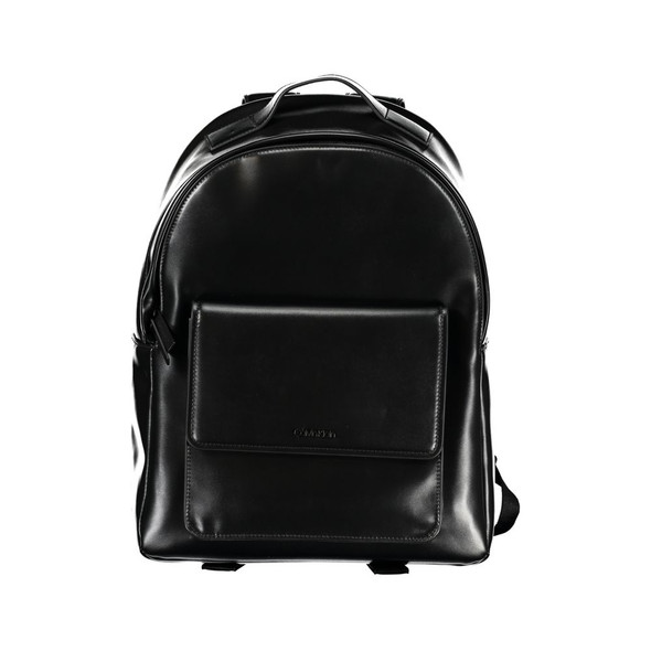 Elegant Black Urban Backpack with Laptop Compartment Elegant Black Urban Backpack with Laptop Compartment