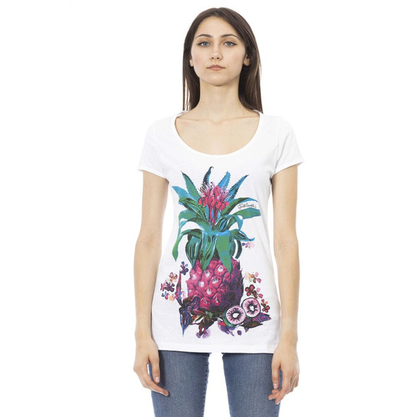 White Cotton Women Top JU-24217 White Cotton Women Top JU-24217
