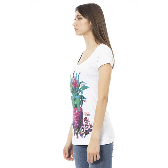 White Cotton Women Top JU-24217 White Cotton Women Top JU-24217