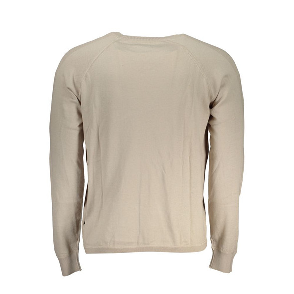 Chic Beige Long Sleeve Crew Neck Sweater Chic Beige Long Sleeve Crew Neck Sweater