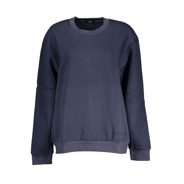 Chic Blue Embroidered Fleece Sweatshirt Chic Blue Embroidered Fleece Sweatshirt