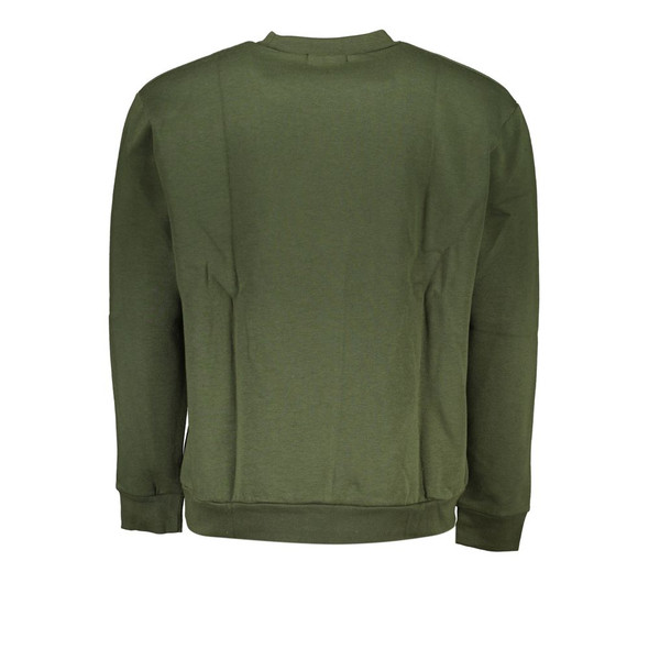 Elegant Green Fleece Crew Neck Sweatshirt Elegant Green Fleece Crew Neck Sweatshirt