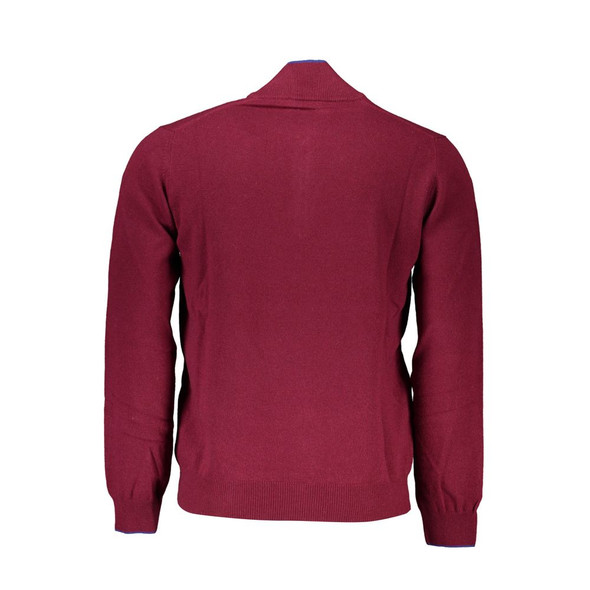 Elegant Half-Zip Sweater with Embroidery Detail Elegant Half-Zip Sweater with Embroidery Detail