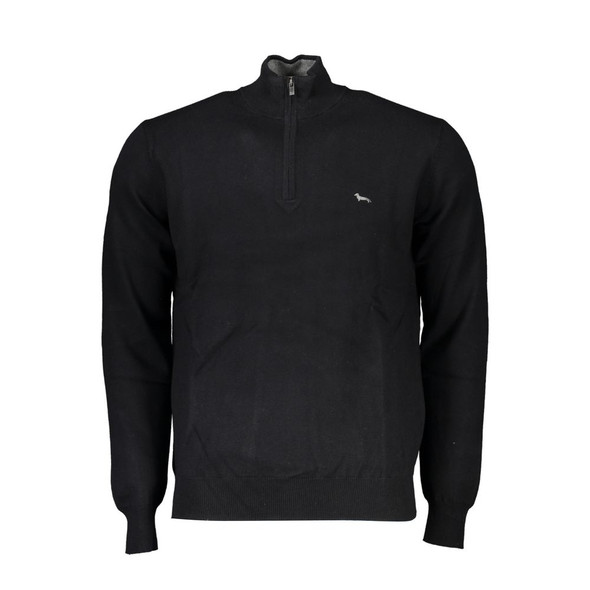Elegant Half-Zip Sweater with Embroidered Detail Elegant Half-Zip Sweater with Embroidered Detail