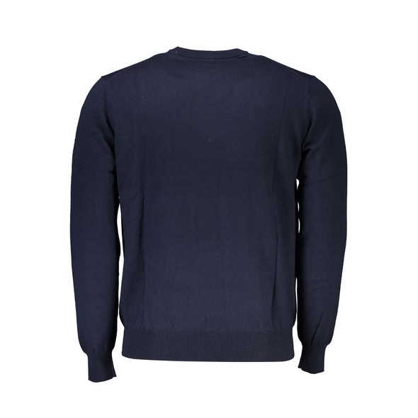 Crew Neck Embroidered Blue Sweater Crew Neck Embroidered Blue Sweater