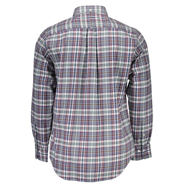 Elegant Blue Cotton Button-Down Shirt Elegant Blue Cotton Button-Down Shirt