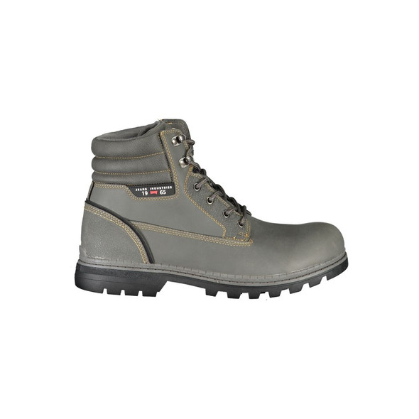 Brown Polyester Men Boot Brown Polyester Men Boot