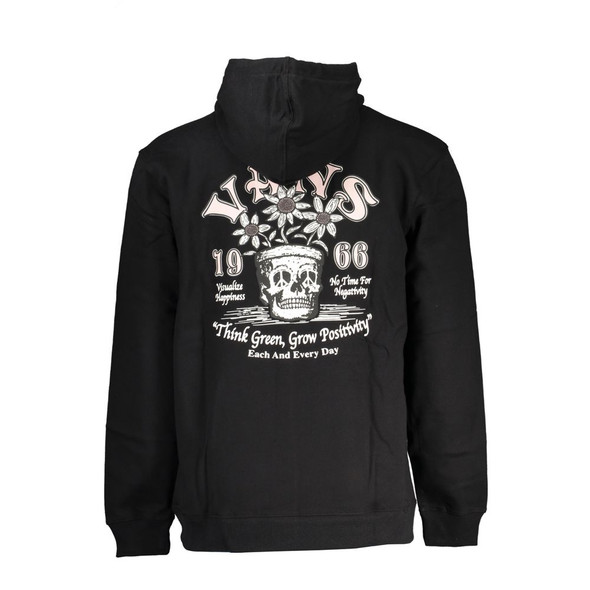 Sleek Fleece Hooded Sweatshirt in Black VA-25442 Sleek Fleece Hooded Sweatshirt in Black VA-25442