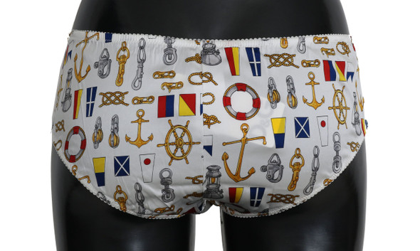 Underwear Sailor Print Silk Bottoms Underwear Sailor Print Silk Bottoms