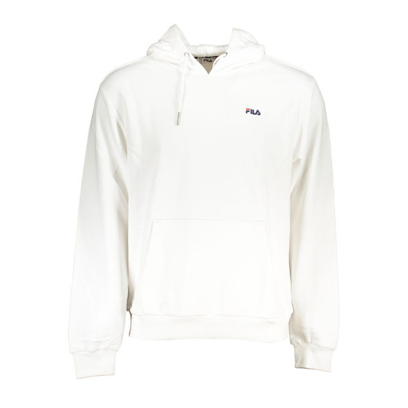 Chic White Cotton Blend Hooded Sweater Chic White Cotton Blend Hooded Sweater