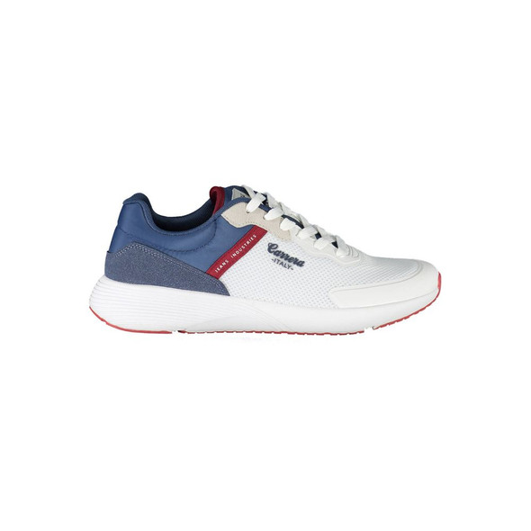 Sleek White Sports Sneakers with Contrast Accents Sleek White Sports Sneakers with Contrast Accents