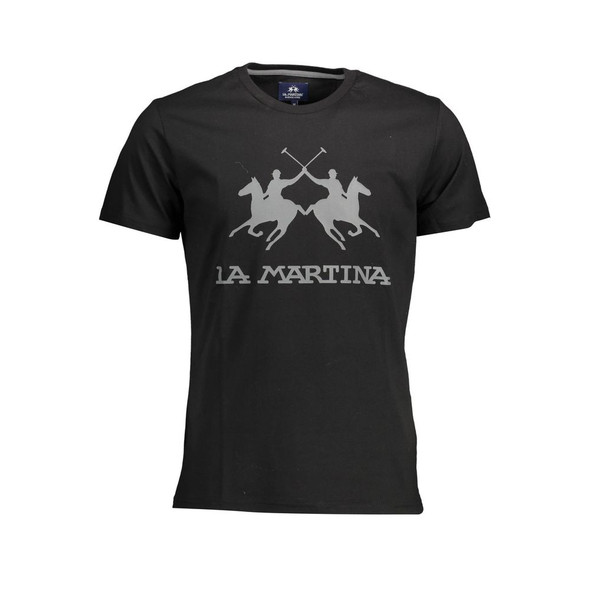 Elegant Crew Neck Tee with Iconic Print Elegant Crew Neck Tee with Iconic Print