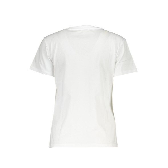 Elegant Short Sleeve Crew Neck Tee with Logo Elegant Short Sleeve Crew Neck Tee with Logo