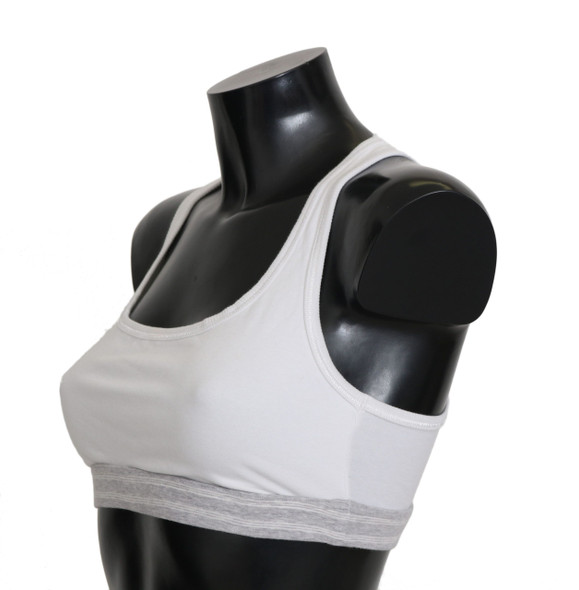 White Cotton Sport Stretch Bra Underwear White Cotton Sport Stretch Bra Underwear