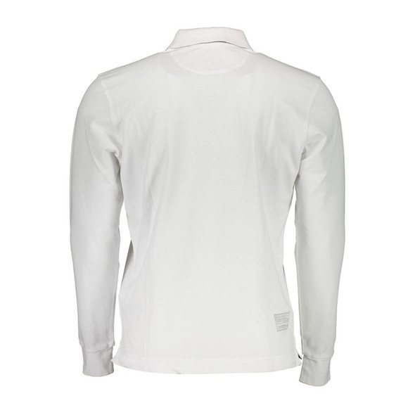 Elegant Long-Sleeved Polo with Contrast Detailing Elegant Long-Sleeved Polo with Contrast Detailing