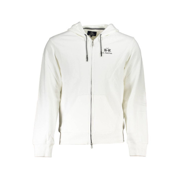 Elegant White Hooded Sweatshirt for Men Elegant White Hooded Sweatshirt for Men
