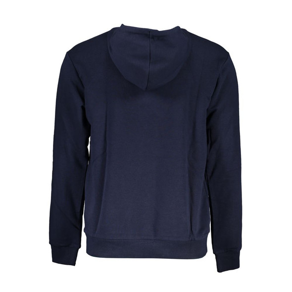 Blue Cotton Blend Hooded Sweatshirt Blue Cotton Blend Hooded Sweatshirt