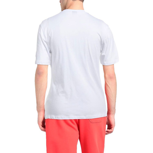 Elegant White Cotton Logo Tee Elegant White Cotton Logo Tee