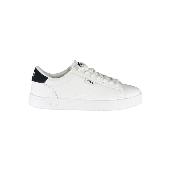 Classic White Sneaker with Contrast Details Classic White Sneaker with Contrast Details